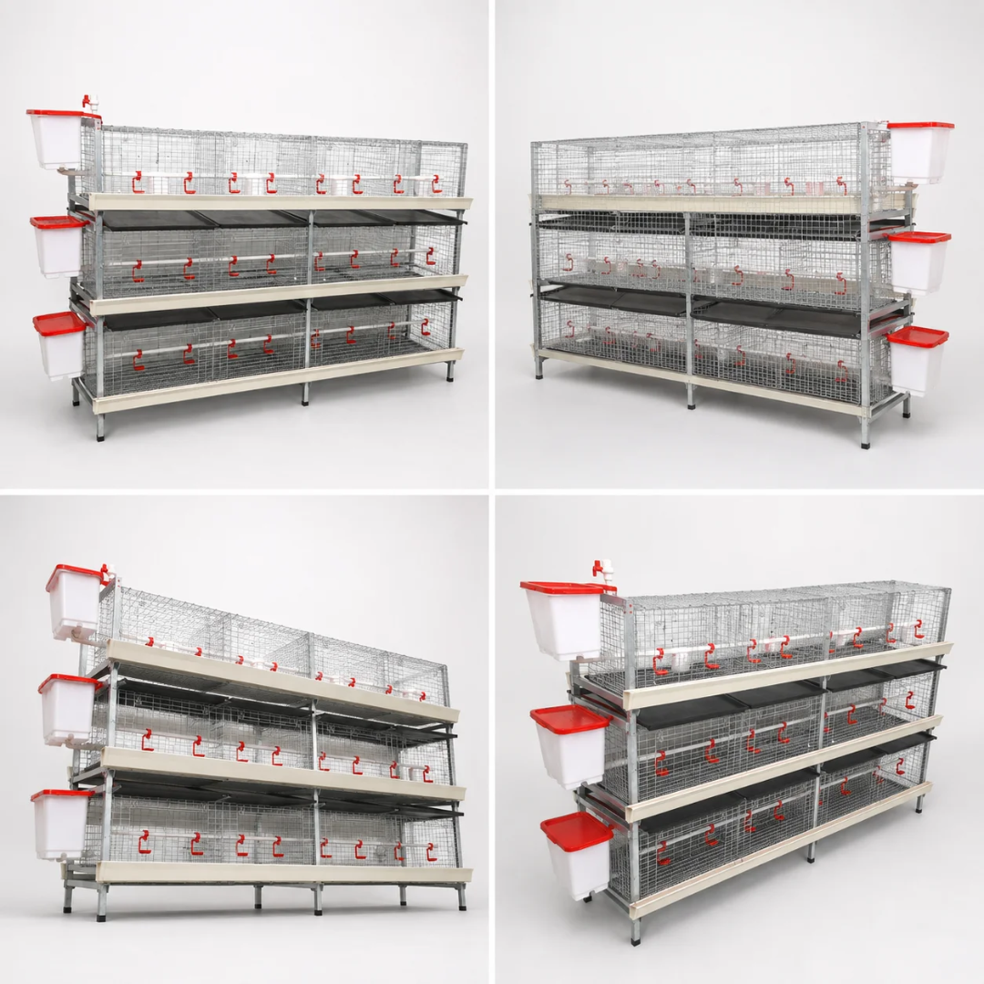 60 Birds Broiler Cage – Commercial Broiler Chicken Cage in Kenya